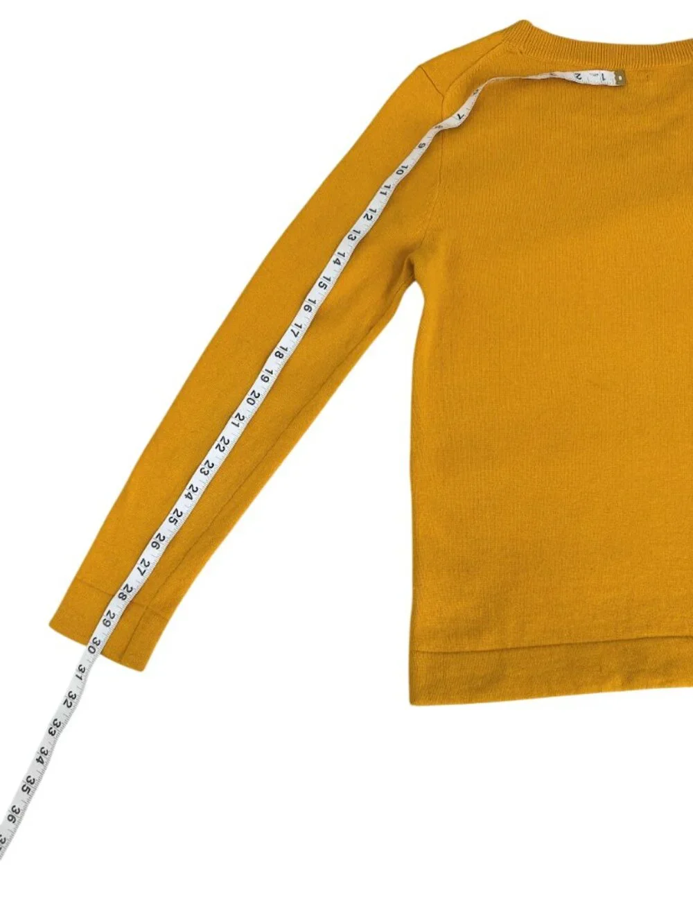 J.Crew Mercantile Golden Yellow Wool Blend Crewneck Sweater Size XS Office